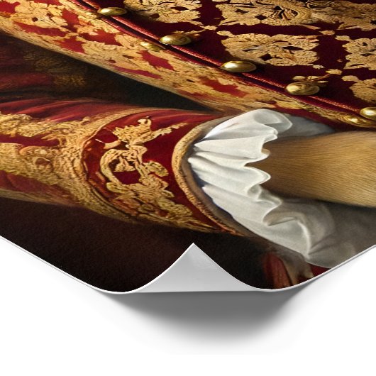 Renaissance Duke Bunny Poster (Ecke)