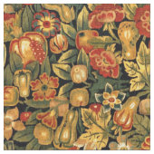 Renaissance Einhorn Amid Frucht & Blume Muster Stoff (Nahaufnahme)