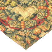 Renaissance Einhorn Amid Frucht & Blume Muster Tischdecke (Schrägansicht)