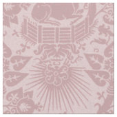 Renaissance-Einhorngarten, Carnation Pink Stoff (Nahaufnahme)