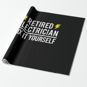 Renaissance Electrical Fix Es sich selbst lustiges Geschenkpapier