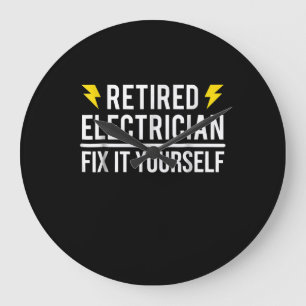 Renaissance Electrical Fix Es sich selbst lustiges Große Wanduhr