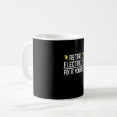 Renaissance Electrical Fix Es sich selbst lustiges Kaffeetasse (Vorderseite Links)