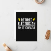 Renaissance Electrical Fix Es sich selbst lustiges Mitteilungskarte (Vorderseite/Rückseite Beispiel)