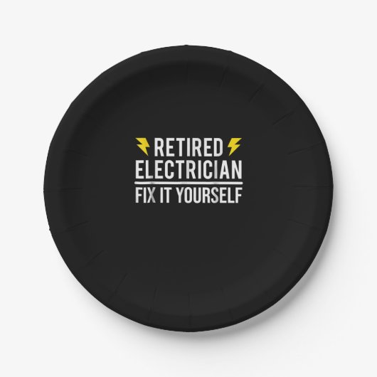 Renaissance Electrical Fix Es sich selbst lustiges Pappteller (Vorderseite)