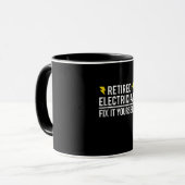 Renaissance Electrical Fix Es sich selbst lustiges Tasse (Vorderseite Links)