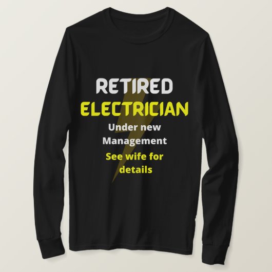 Renaissance Elektriker Gelb Hübsches Rentengeschen T-Shirt (Design vorne)