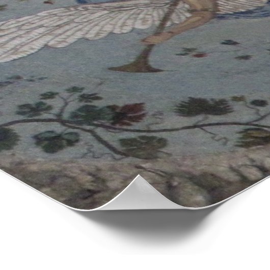 Renaissance Engel mit Trompete POSTER (Ecke)