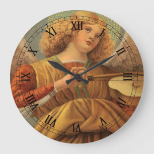 Renaissance-Engel mit Violine Melozzo da Forlì Große Wanduhr