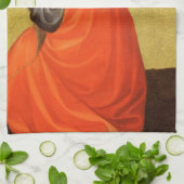 Renaissance Engel von Master of the Bambino Vispo Geschirrtuch (Gefaltet)