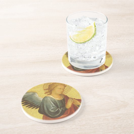 Renaissance Engel von Master of the Bambino Vispo Getränkeuntersetzer (Seite)