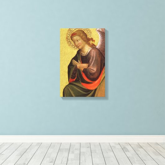 Renaissance Engel von Master of the Bambino Vispo Leinwanddruck (Insitu (Holzboden))