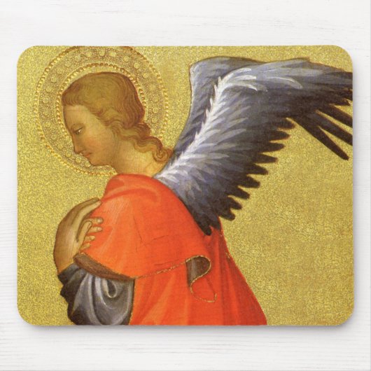 Renaissance Engel von Master of the Bambino Vispo Mousepad (Vorne)