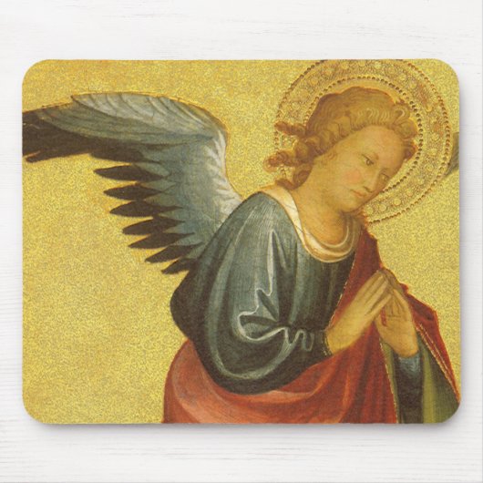 Renaissance Engel von Master of the Bambino Vispo Mousepad (Vorne)
