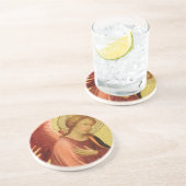 Renaissance Engel von Master of the Bambino Vispo Sandstein Untersetzer (Seite)