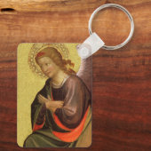 Renaissance Engel von Master of the Bambino Vispo Schlüsselanhänger (Rückseite)