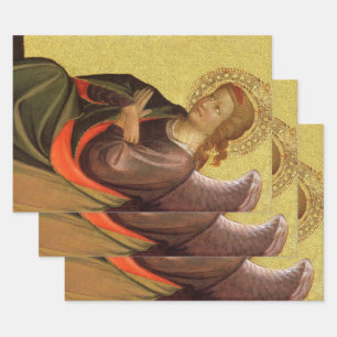 Renaissance-Engel von Meister des Bambino Vispo Geschenkpapier Set