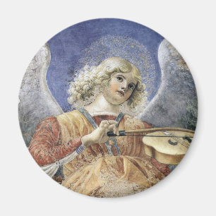 Renaissance-Engels-runder Magnet Melozzo da Forlì