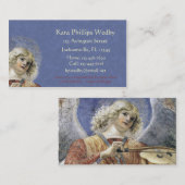 Renaissance-Engels-Visitenkarten Melozzo DA Forlì Visitenkarte (Vorne/Hinten)