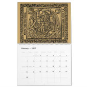 Renaissance-Epoche Mittelalter Gotik 1492 Kalender (Feb 2027)