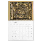 Renaissance-Epoche Mittelalter Gotik 1492 Kalender (Jan 2027)