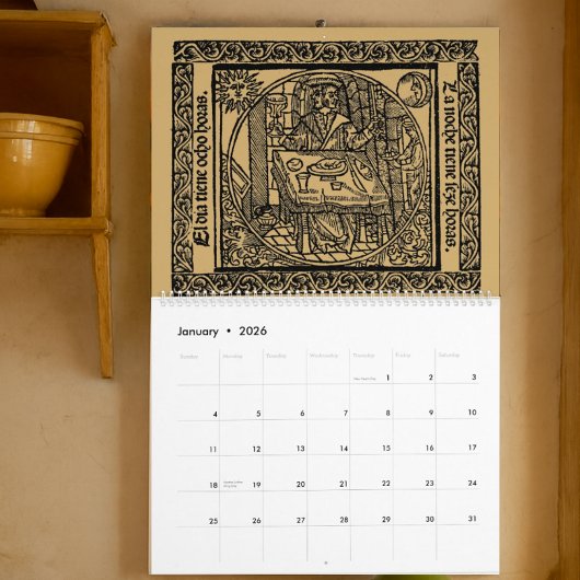 Renaissance-Epoche Mittelalter Gotik 1492 Kalender