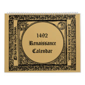 Renaissance Era Medieval Gothic 1492 Kalender (Titelbild)