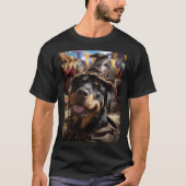 Renaissance Faire Dogs: Rottweiler 2 T-Shirt (Vorderseite)