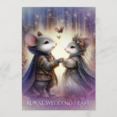Renaissance-Fantasy-Märchenhochzeit Menükarte (Vorderseite)
