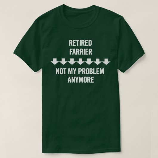 Renaissance Farrier nicht mehr mein Problem T-Shirt (Design vorne)