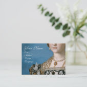 RENAISSANCE FASHION JEWELRY COSTUME DESIGNER VISITENKARTE (Stehend Vorderseite)