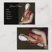 RENAISSANCE FASHION THEATRICAL COSTUMNER DESIGNER VISITENKARTE (Vorne/Hinten)