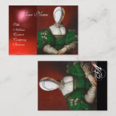 RENAISSANCE FASHION THEATRICAL COSTUMNER DESIGNER VISITENKARTE (Vorne/Hinten)