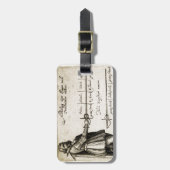 Renaissance-Fechten Gepäckanhänger (Vorderseite vertikal)