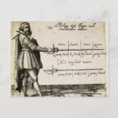 Renaissance Fencing Postkarte (Vorderseite)