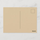 Renaissance-Frau mit Herz Postkarte (Rückseite)