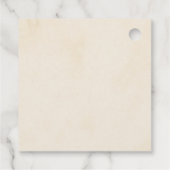 Renaissance-Gastgeschenk Geschenkanhänger (Rückseite)