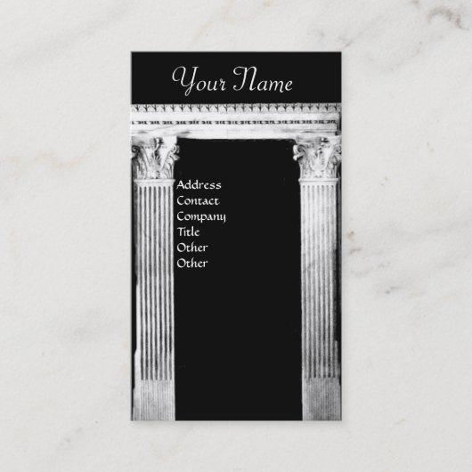 RENAISSANCE GATE Classic Architect Visitenkarte (Vorderseite)