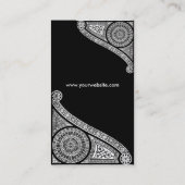 RENAISSANCE gelb Visitenkarte (Rückseite)