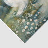 Renaissance-Gemälde mit Schwan und See Seidenpapier (Ausschnitt)