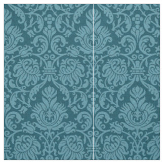 Renaissance-Genueser Damaskus, Peacock Blue Stoff