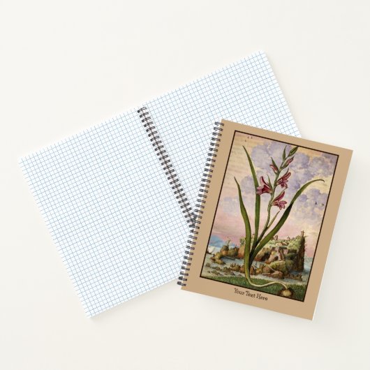 Renaissance Gladioli-Notebook Notizblock (Innenseite)