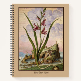 Renaissance Gladioli-Notebook Notizblock
