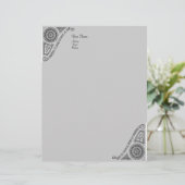 RENAISSANCE, grau Briefbogen (Stehend Vorderseite)