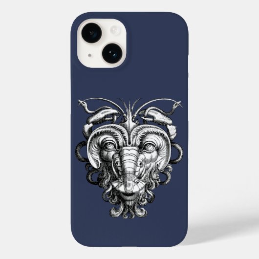 Renaissance Grotesque Gargoyle Face Lobster Man Case-Mate iPhone Hülle (Rückseite)