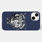 Renaissance Grotesque Gargoyle Face Lobster Man Case-Mate iPhone Hülle (Rückseite (Horizontal))