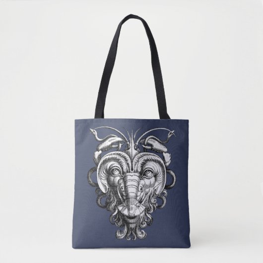 Renaissance Grotesque Gargoyle Face Lobster Man Tasche (Vorderseite)