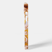 RENAISSANCE GROTESQUE GESICHT , GOLDBLUMENMONOGRAM Case-Mate iPhone HÜLLE (Rückseite / Links)