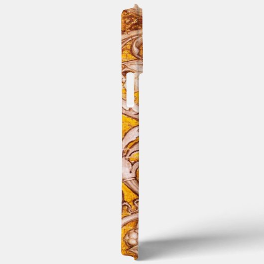 RENAISSANCE GROTESQUE GESICHT MIT GOLDWEISSEN BLUM Case-Mate iPhone HÜLLE (Rückseite / Rechts)