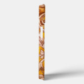 RENAISSANCE GROTESQUE GESICHT MIT GOLDWEISSEN BLUM Case-Mate iPhone HÜLLE (Rückseite / Rechts)